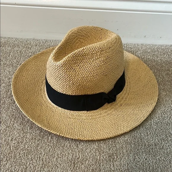 Nordstrom | Accessories | Nwt Nordstrom Stylish Tan Straw  display picture 3